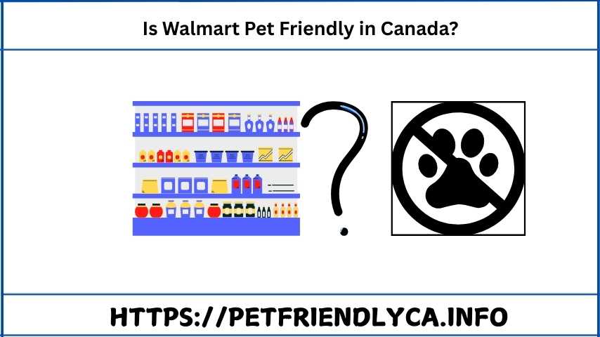 Is Walmart Pet Friendly in Canada