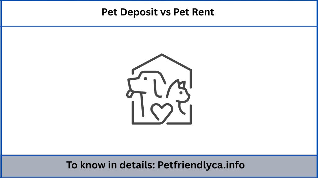 Pet Deposit vs Pet Rent